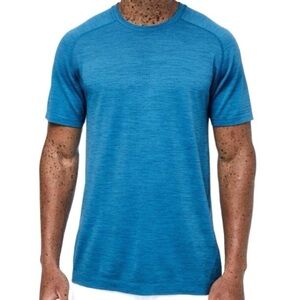 Lululemon Metal Vent Tech Surge Shirt XXL Short Sleeve Baltic Blue Athletic Gym